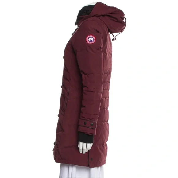 Canada Goose Lorette Parka in Burgundy women’s size XS elderberry - Picture 4 of 16